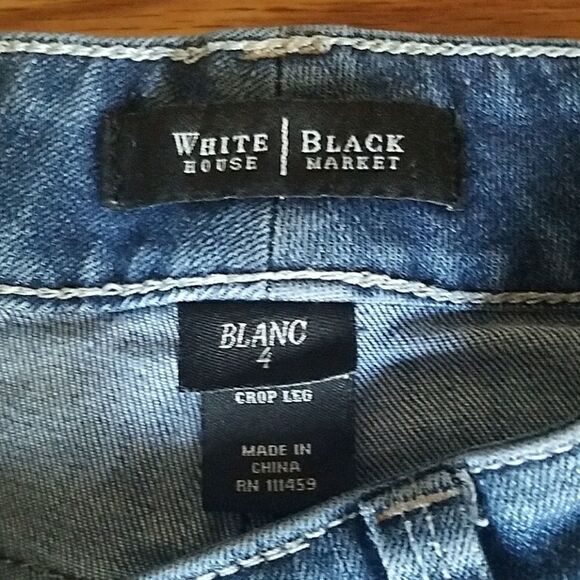 White House Black Market Crop Leg Sz. 4 NWOT - Picture 6 of 6